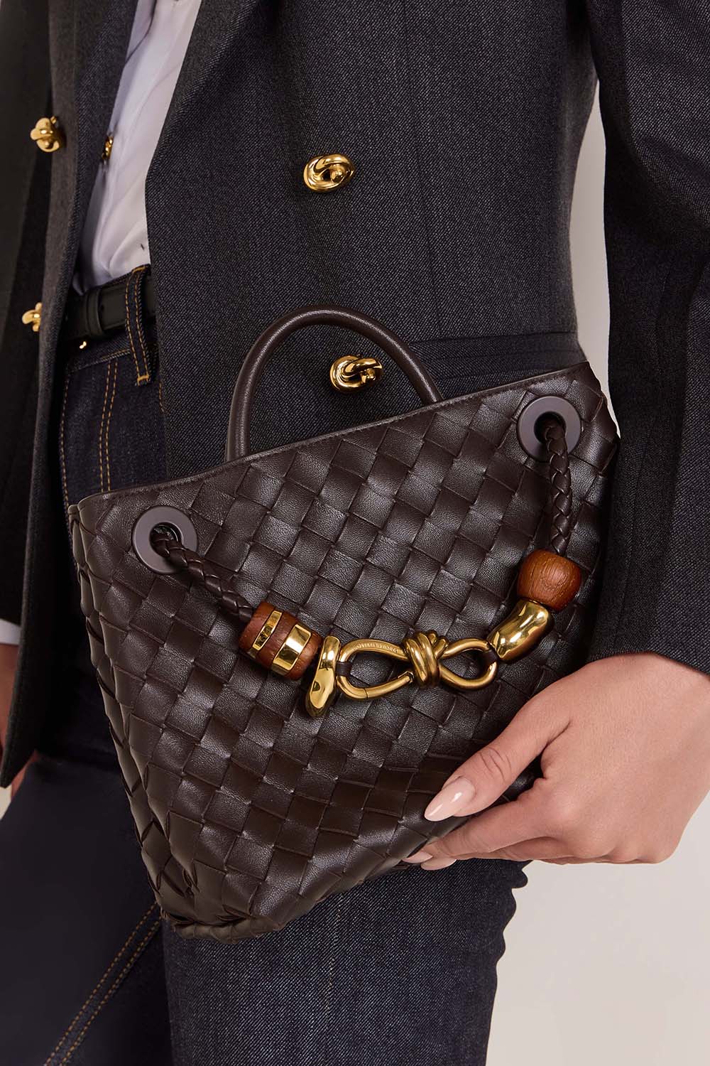 תיק קרוסבודי אנדיאמו חרוזים סמול